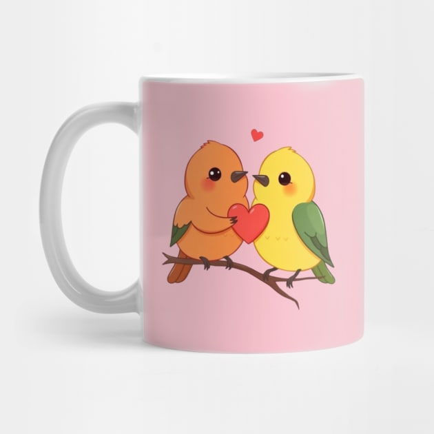 Lovely Birds by Creatifly Graphic Tees